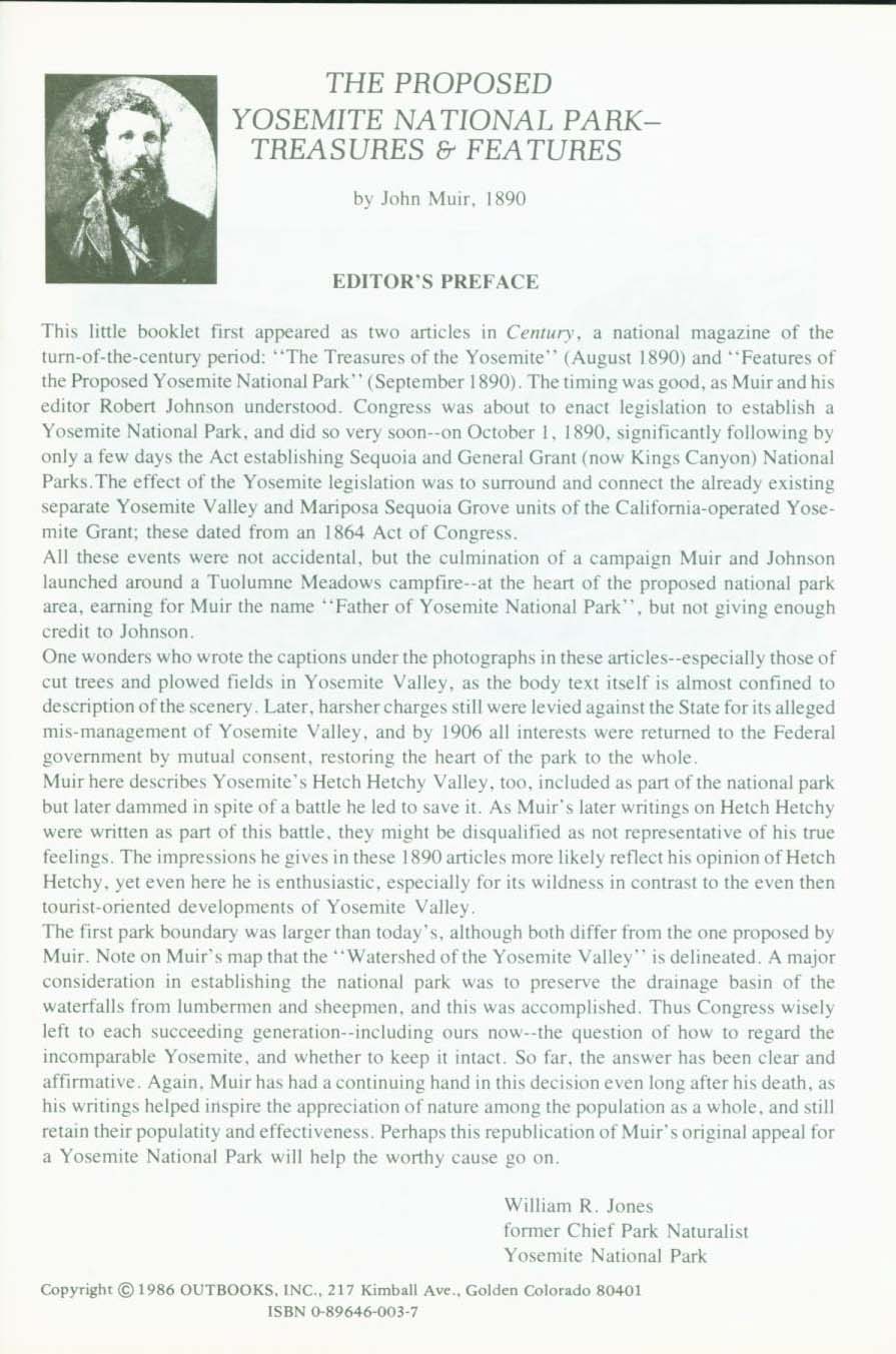 THE PROPOSED YOSEMITE NATIONAL PARK--treasures & features, 1890. vist0003b